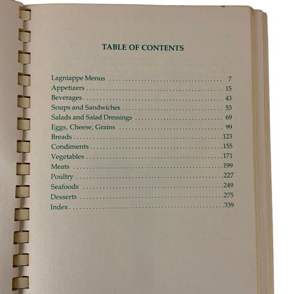 Beaumont Texas Junior League Lagniappe Cookbook First Edition 1982 Spiral Bound - Picture 5 of 15